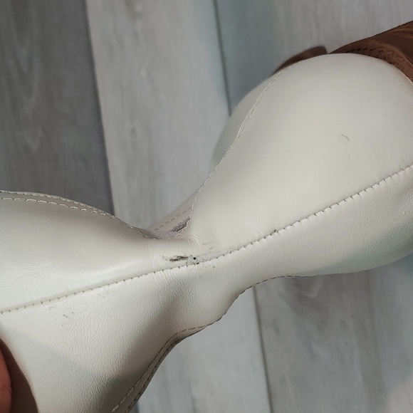 Sold Steve Madden Women Admire Bone  Leather Heels Boots shoes sz 11M - Picture 15 of 15